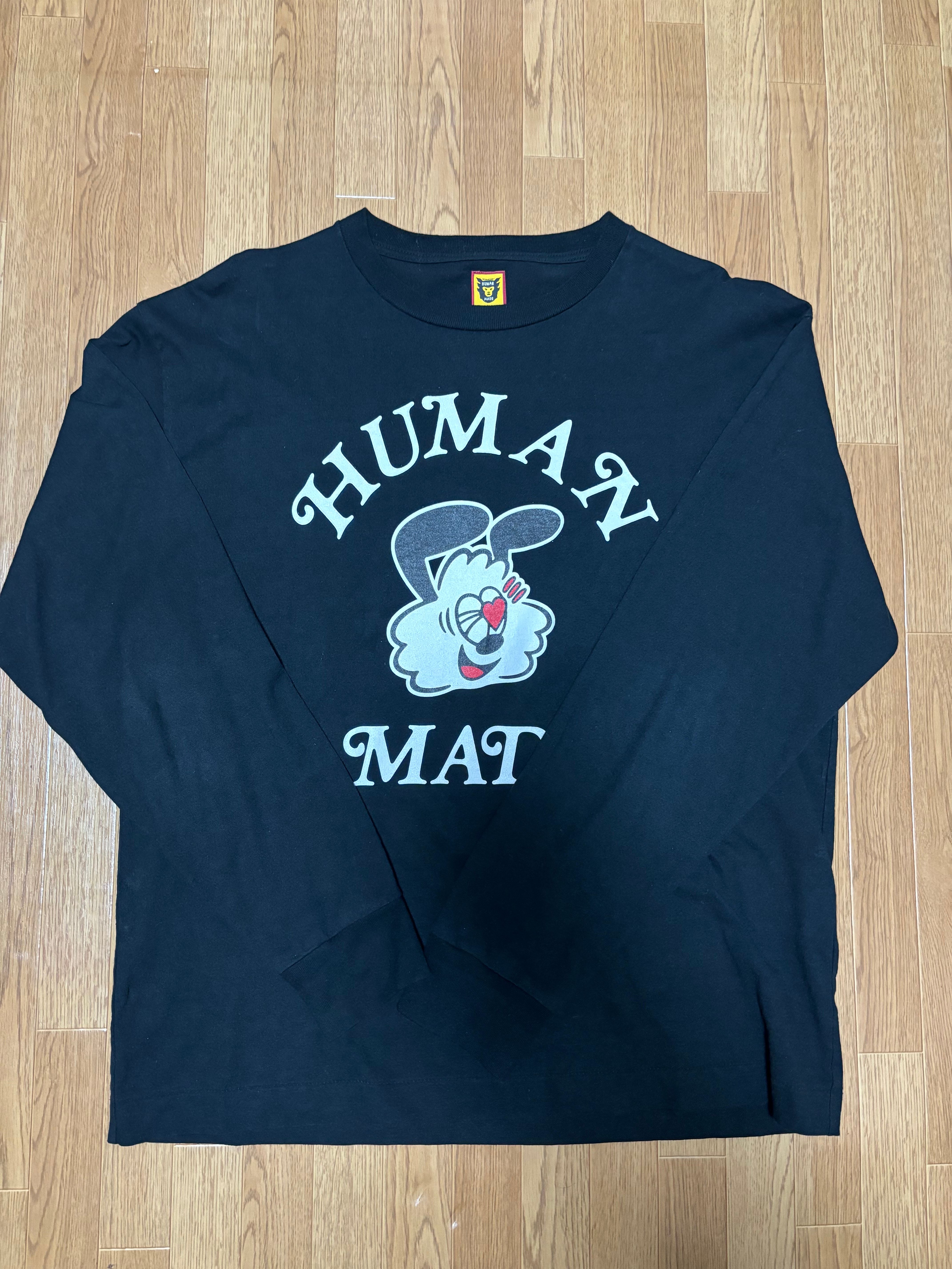 HUMAN MADE GDC White Day L/S T-shirt "Black" / VERDY