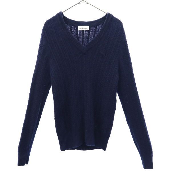 LACOSTE ラコステ 長袖 Vネック セーター