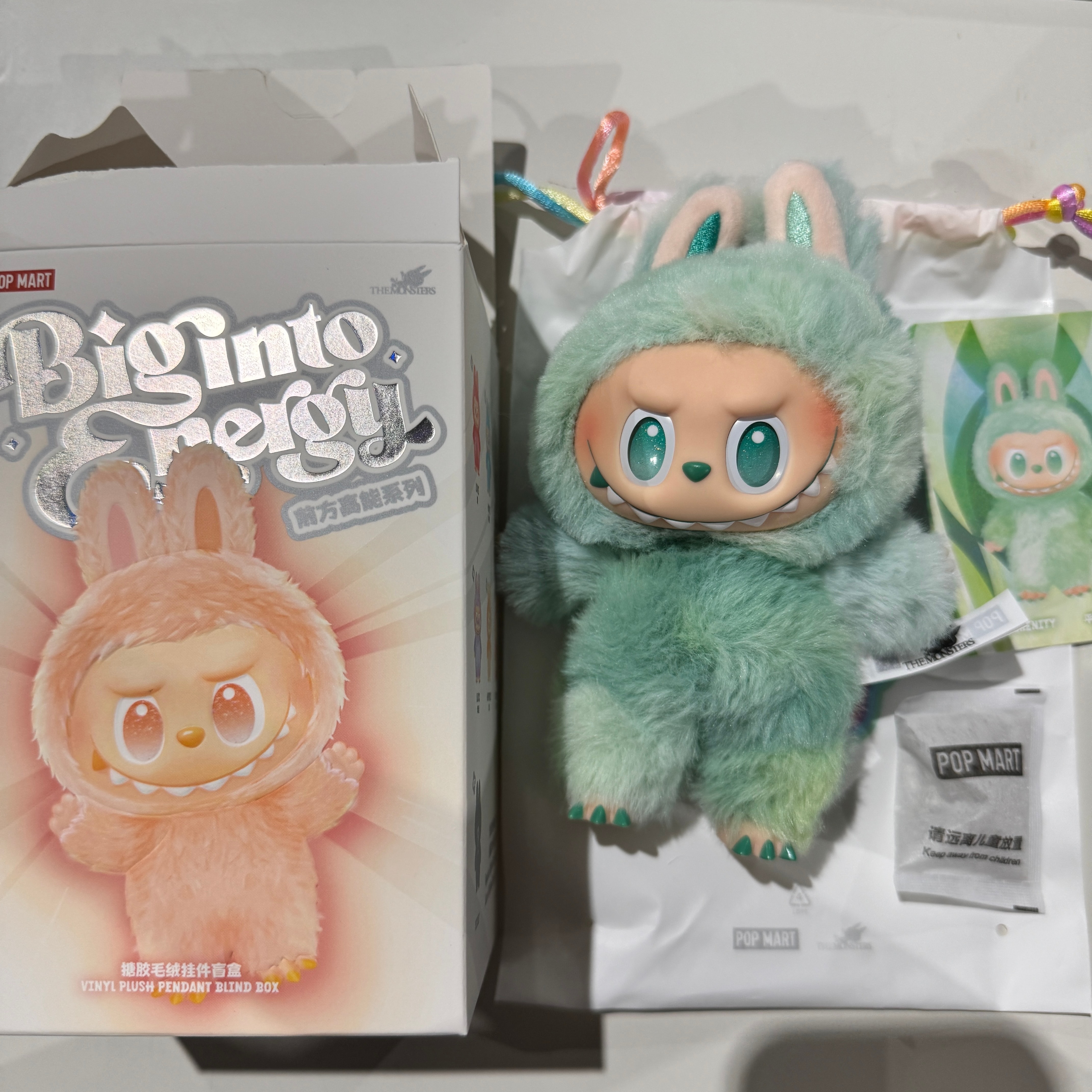 POP MART THE MONSTERS (LABUBU) Big into Energy Series Plush Pendant SERENITY