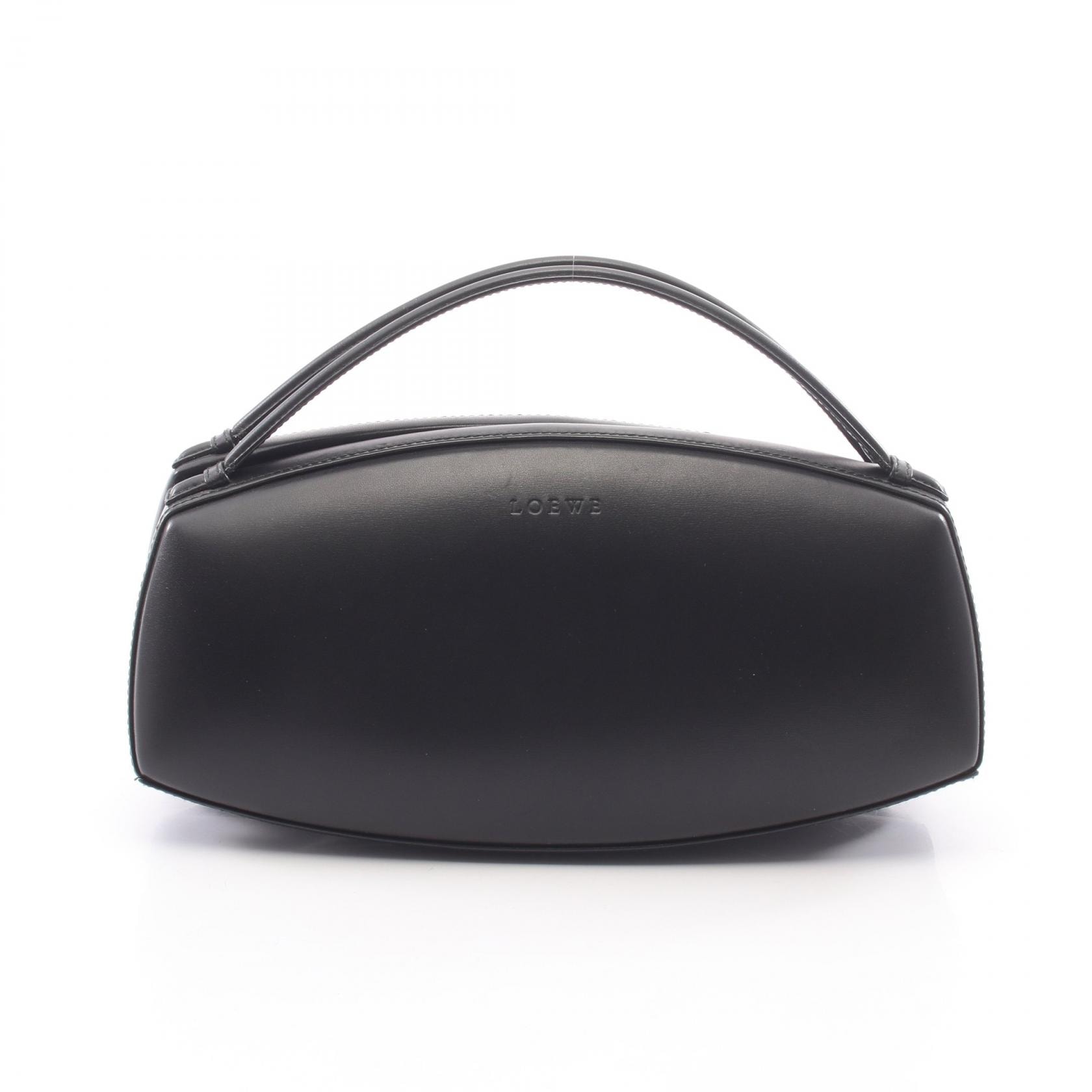 ロエベ LOEWE ハンドバッグ バッグ レザー レディース ブラック系 【中古】