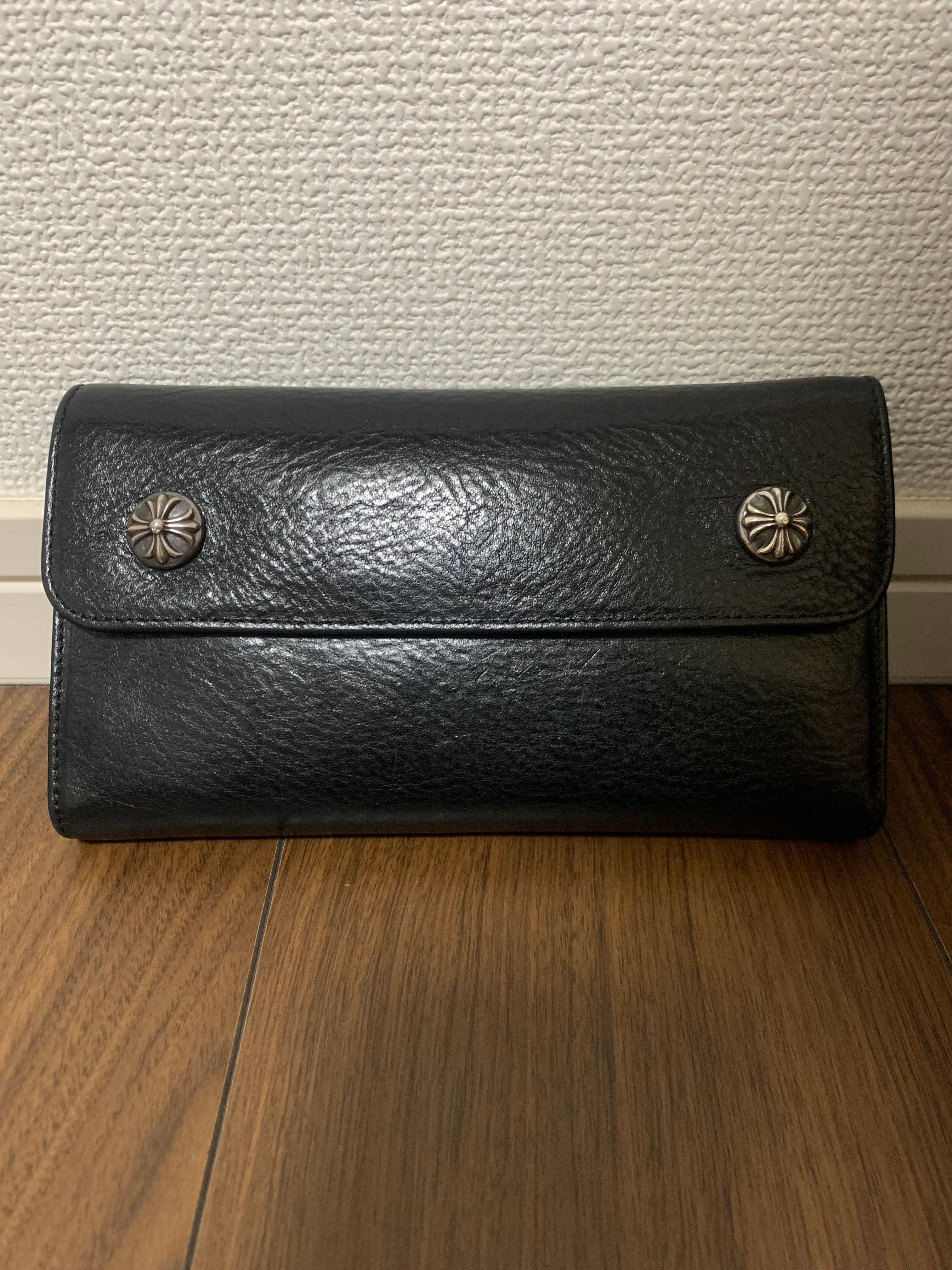 Chrome Hearts Wave Wallet Leather "Black"