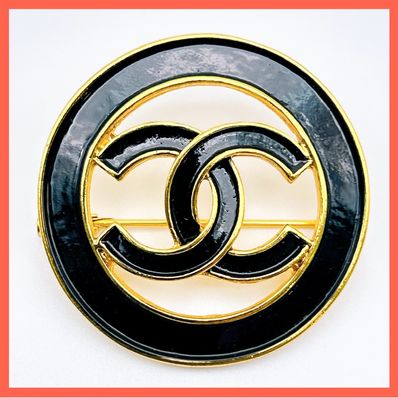 【美品】シャネル ブローチ ヴィンテージ ラウンド ココマーク