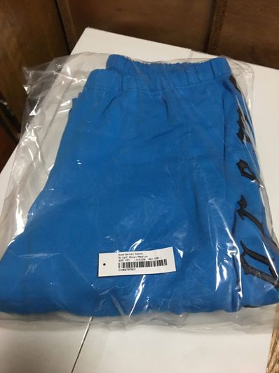 Supreme Raised Embroidery Sweatpant "Bright Royal"