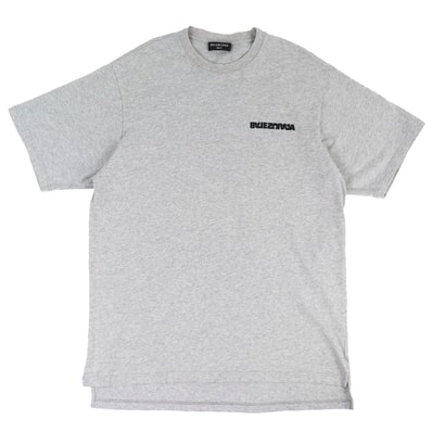 極美品 バレンシアガ ターンロゴ 半袖Tシャツ グレー メンズ 2 675016