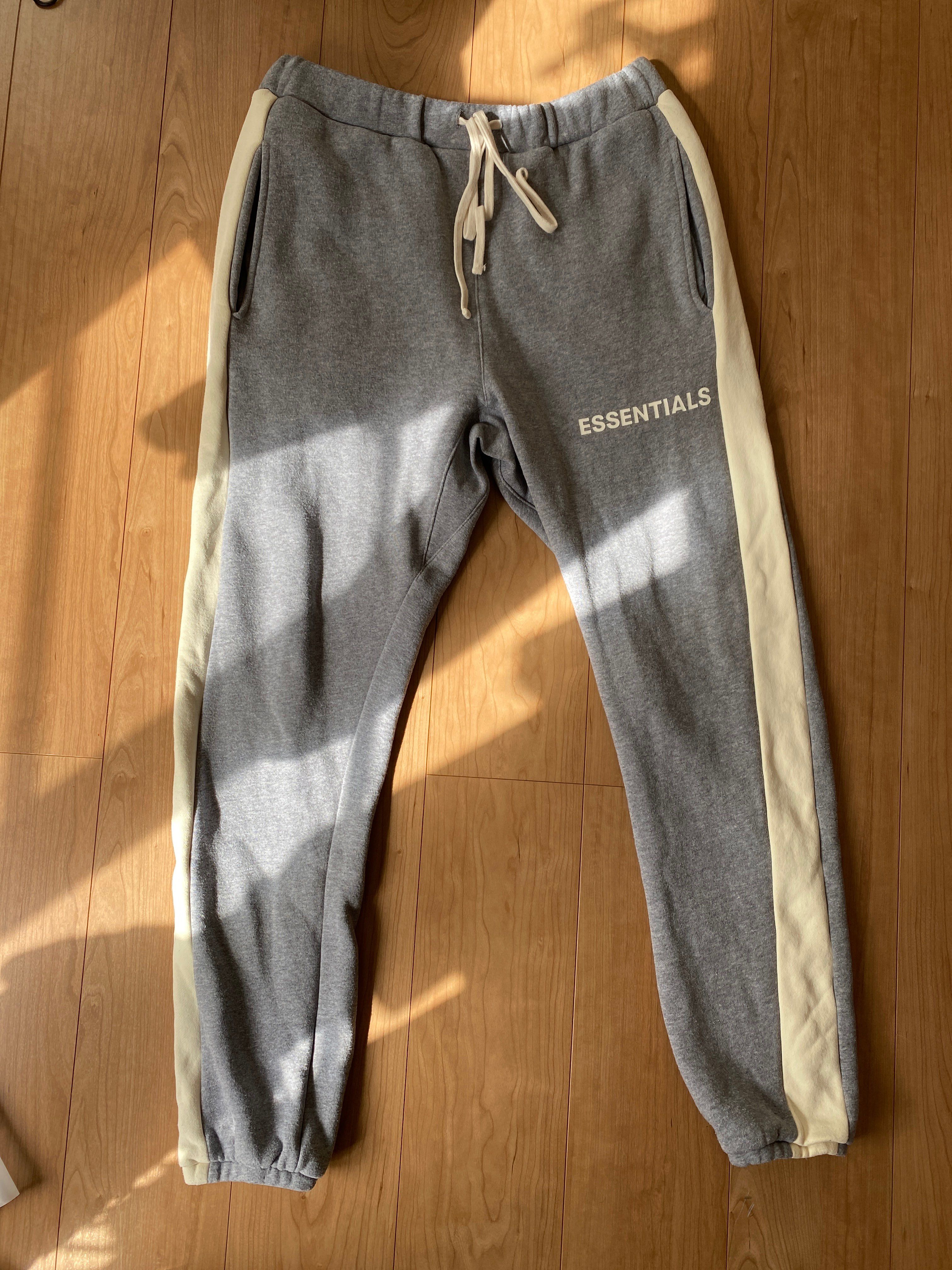 FEAR OF GOD Essentials Side Stripe Sweatpants "Grey"