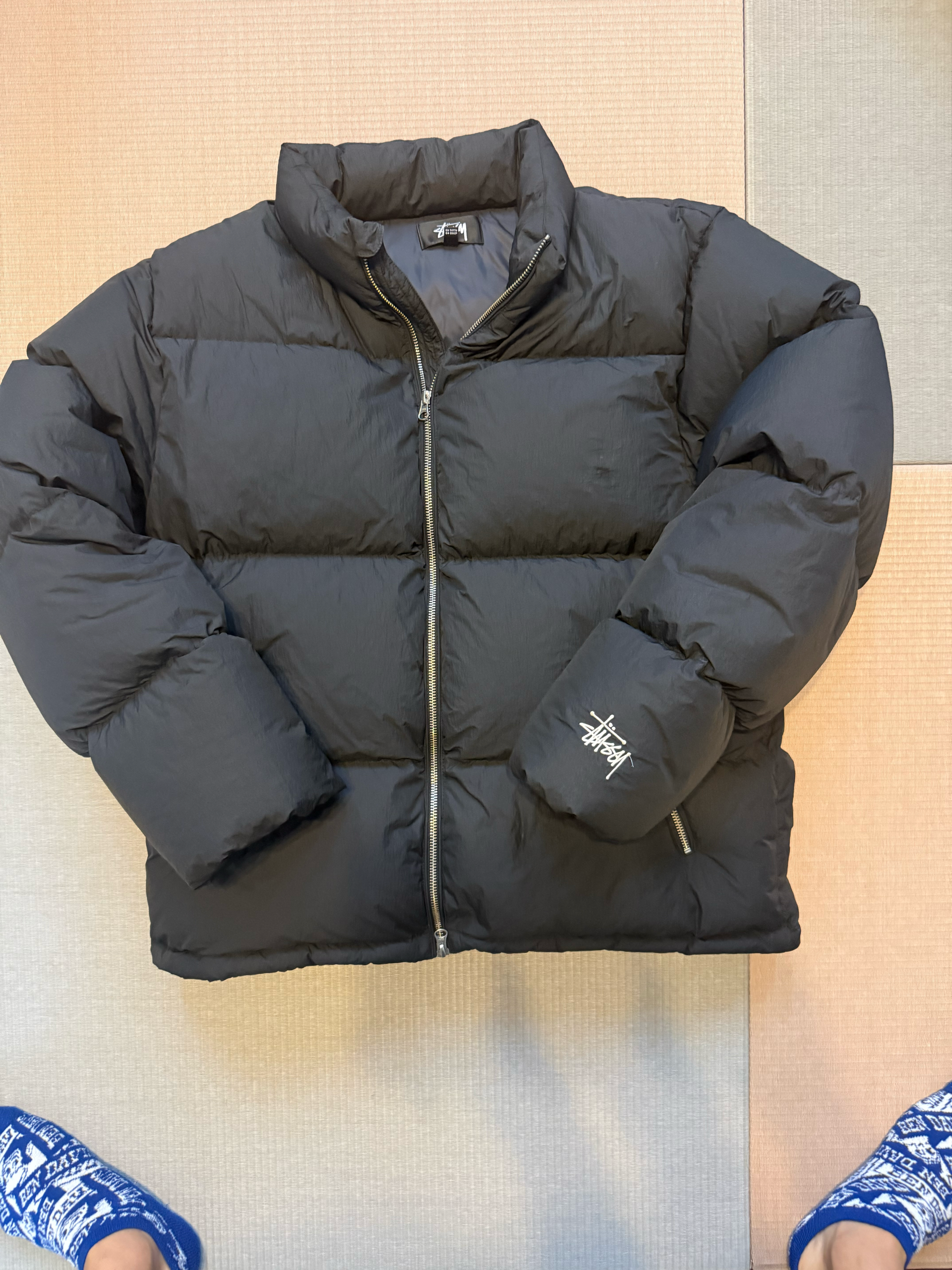 Stussy Down Puffer Nylon "Black"