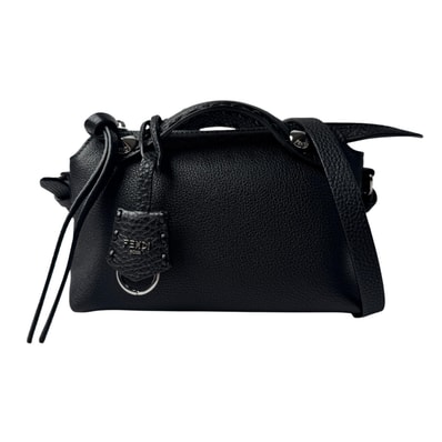 美品 フェンディ FENDI バイザウェイ セレリア ミニ ブラック 2way ハンドバッグ ショルダーバッグ 斜めがけ クロスボディ レディース