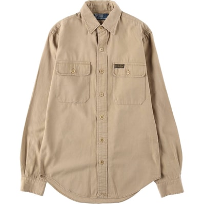 古着 ラルフローレン Ralph Lauren POLO by Ralph Lauren 長袖 コットンシャツ メンズXS相当/eaa652793