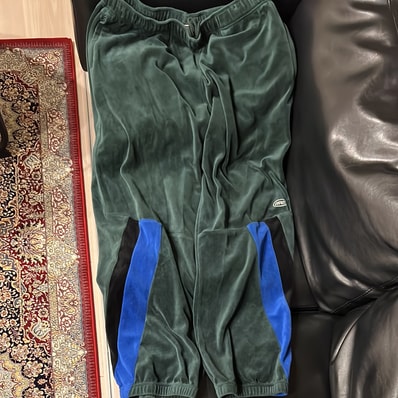 Supreme x Martine Rose Velour Track Pant "Green"