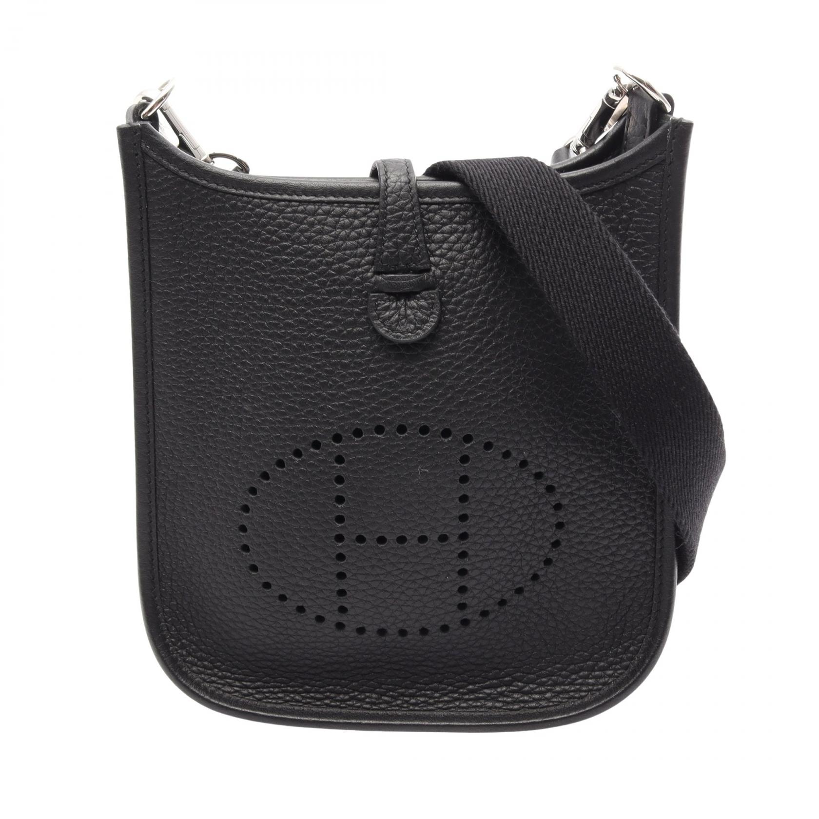 エルメス HERMES エヴリンアマゾンTPM ショルダーバッグ バッグ レザー トリヨンクレマンス トリヨンクレマンス ブラック(エルメス) B刻印(2023年製造) レディース ブラック系 【中古】