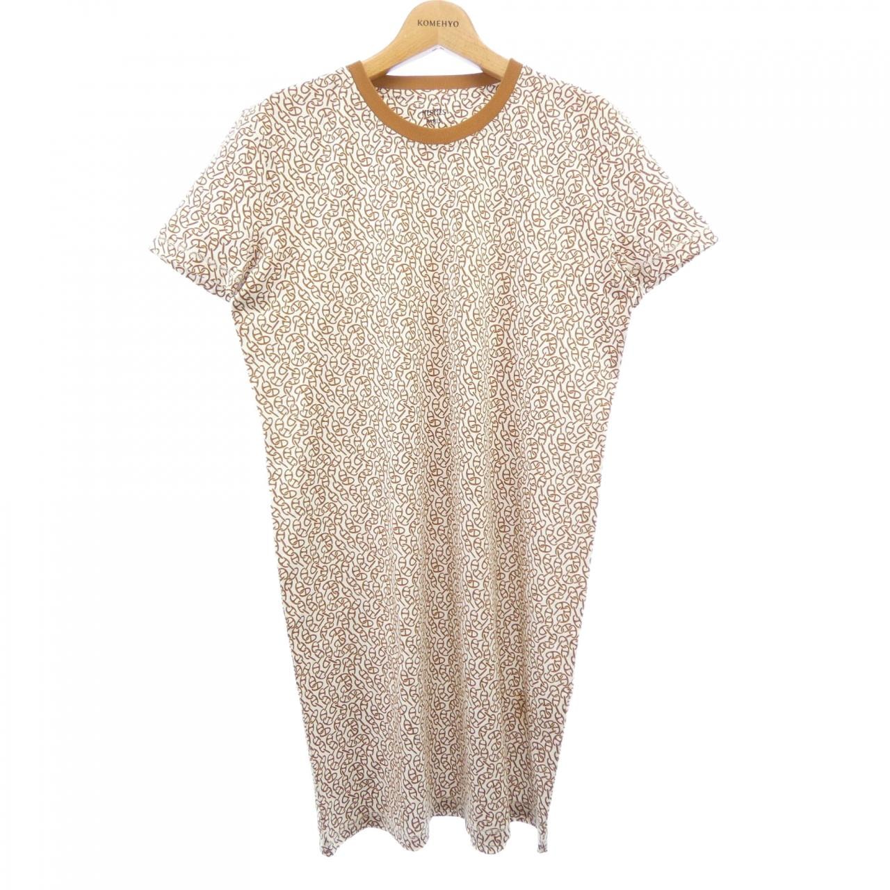 エルメス HERMES シェーヌダンクル CHAINE D'ANCRE ナウサ NAOUSSA 4E4521DB カットワンピース