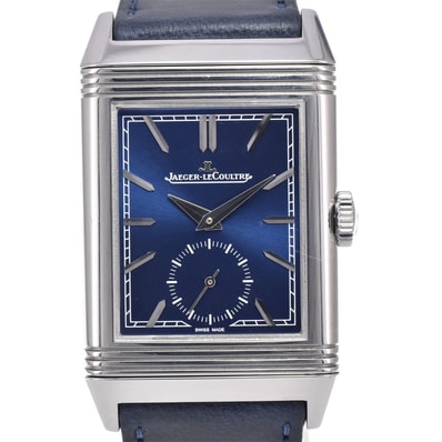 ジャガー・ルクルト JAEGER-LECOULTRE 214.8.62/Q3978480 レベルソ トリビュート 手巻き メンズ 美品 箱・保証書付き 腕時計 J#150372