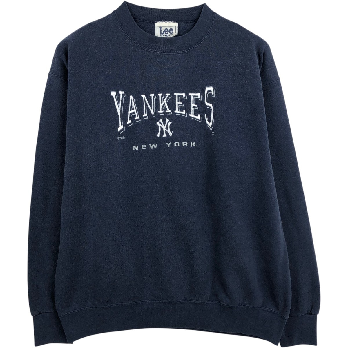 古着 90年代 リー Lee MLB NEW YORK YANKEES ニューヨークヤンキース スウェットシャツ トレーナー USA製 メンズL相当 ヴィンテージ/eaa680330
