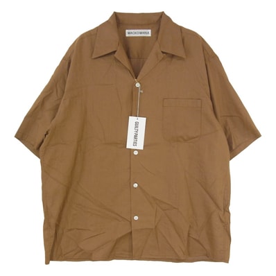 WACKO MARIA ワコマリア 26SS 26SS-WMS-OC19 SOKTAS OPEN COLLAR SHIRT S/S ソクタス オープンカラー 半袖 シャツ ブラウン系 XL【中古】