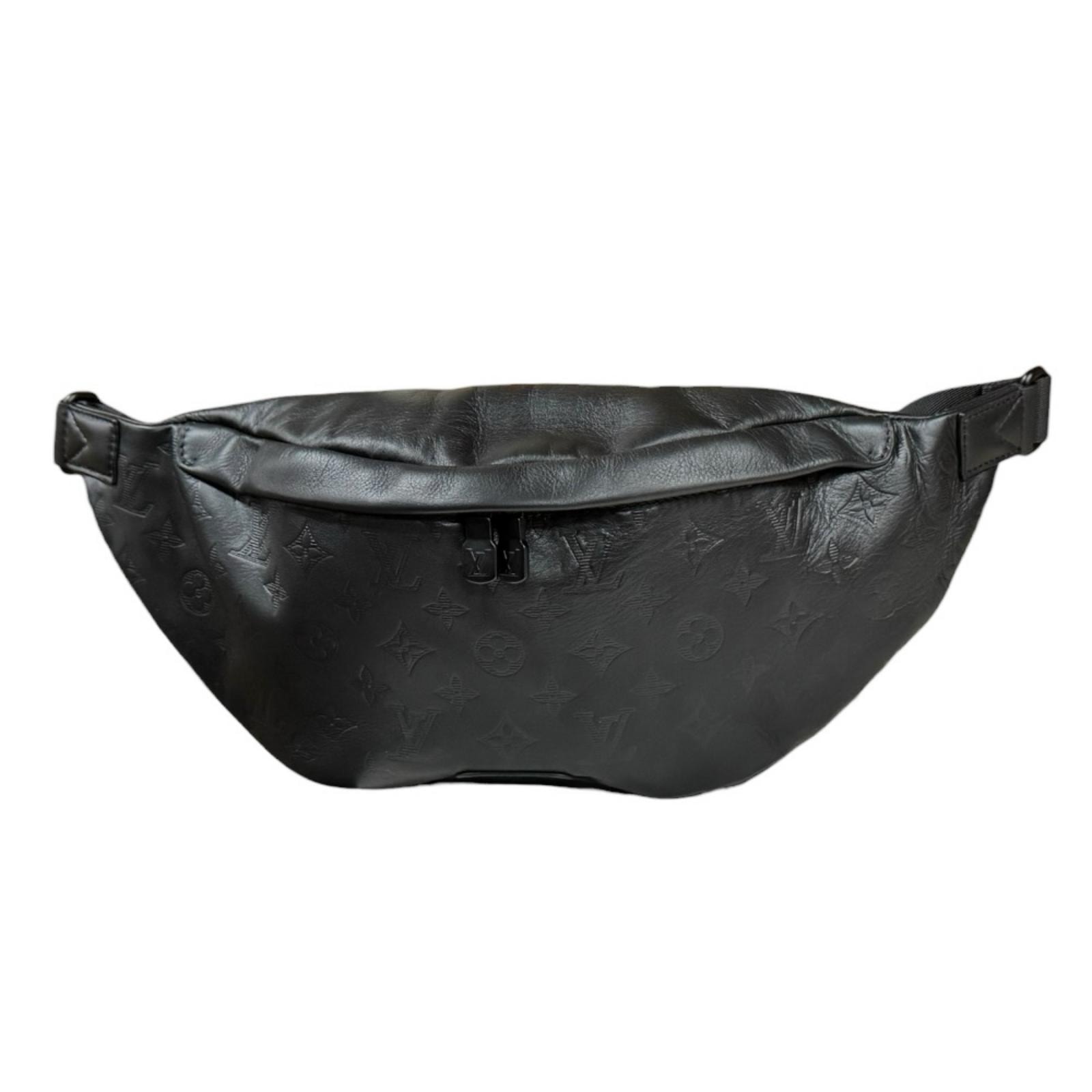 ルイヴィトン ディスカバリーバムバッグPM モノグラムシャドウ ボディバッグ モノグラムシャドウレザー M44388 ブラック メンズ LOUIS VUITTON  中古