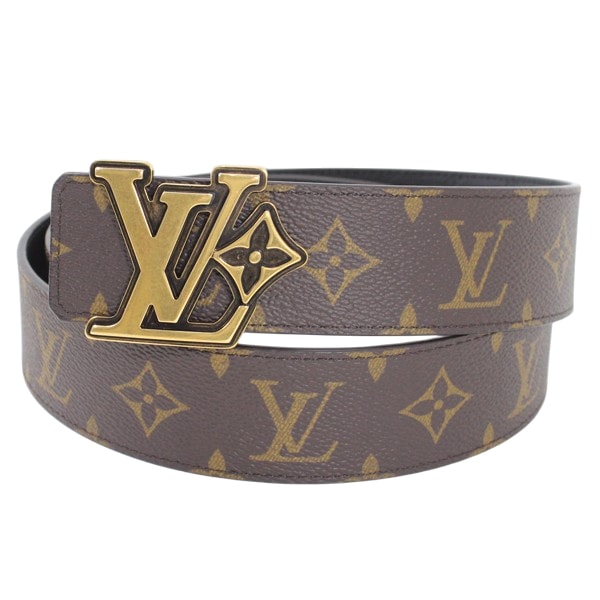 【新品】ルイヴィトン ベルト・LV フラワー 40MM 90 リバーシブル 85~95cm モノグラム 茶 ブラウン メンズ M4061U スーツ ビジネス カジュアル LOUIS VUITTON ブランド プレゼント ギフト ビトン