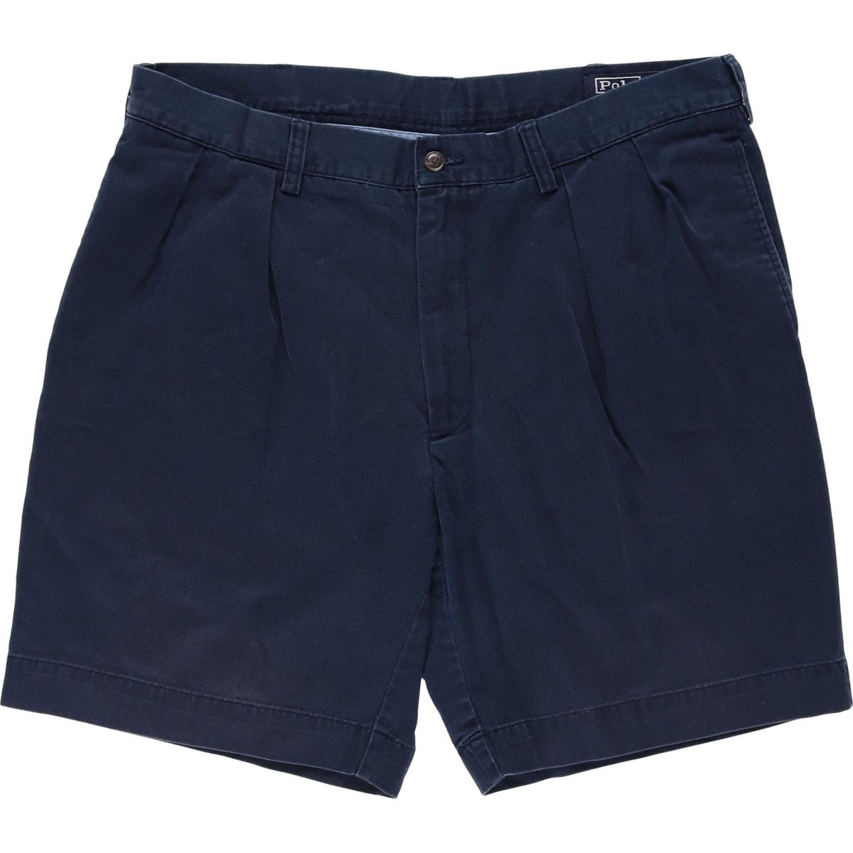 古着 ラルフローレン Ralph Lauren POLO by Ralph Lauren CLASSIC FIT PLEATED 9" ツータック チノショーツ ショートパンツ メンズw37相当/eaa643729