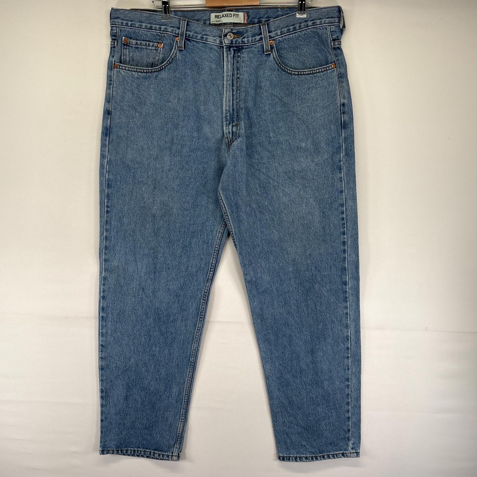 古着 リーバイス Levi's デニム パンツ デニムパンツ 550 大きいサイズ ジップフライ テーパード W40 L32  ブルー系 メンズ