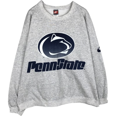 古着 90年代 ナイキ NIKE TEAM PENN STATE ペンシルベニア州立大学 カレッジ キャラクタースウェットシャツ トレーナー USA製 メンズXL相当 ヴィンテージ/eaa635022