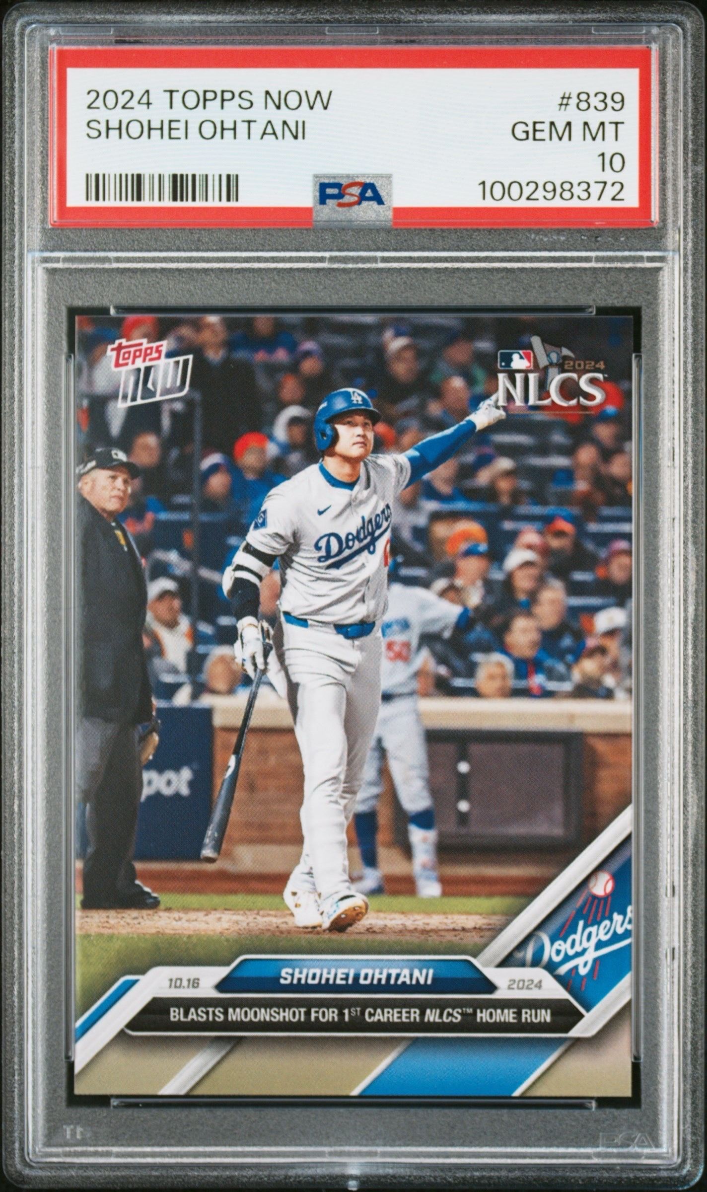 大谷翔平 [839](2024 MLB トップスナウカード)