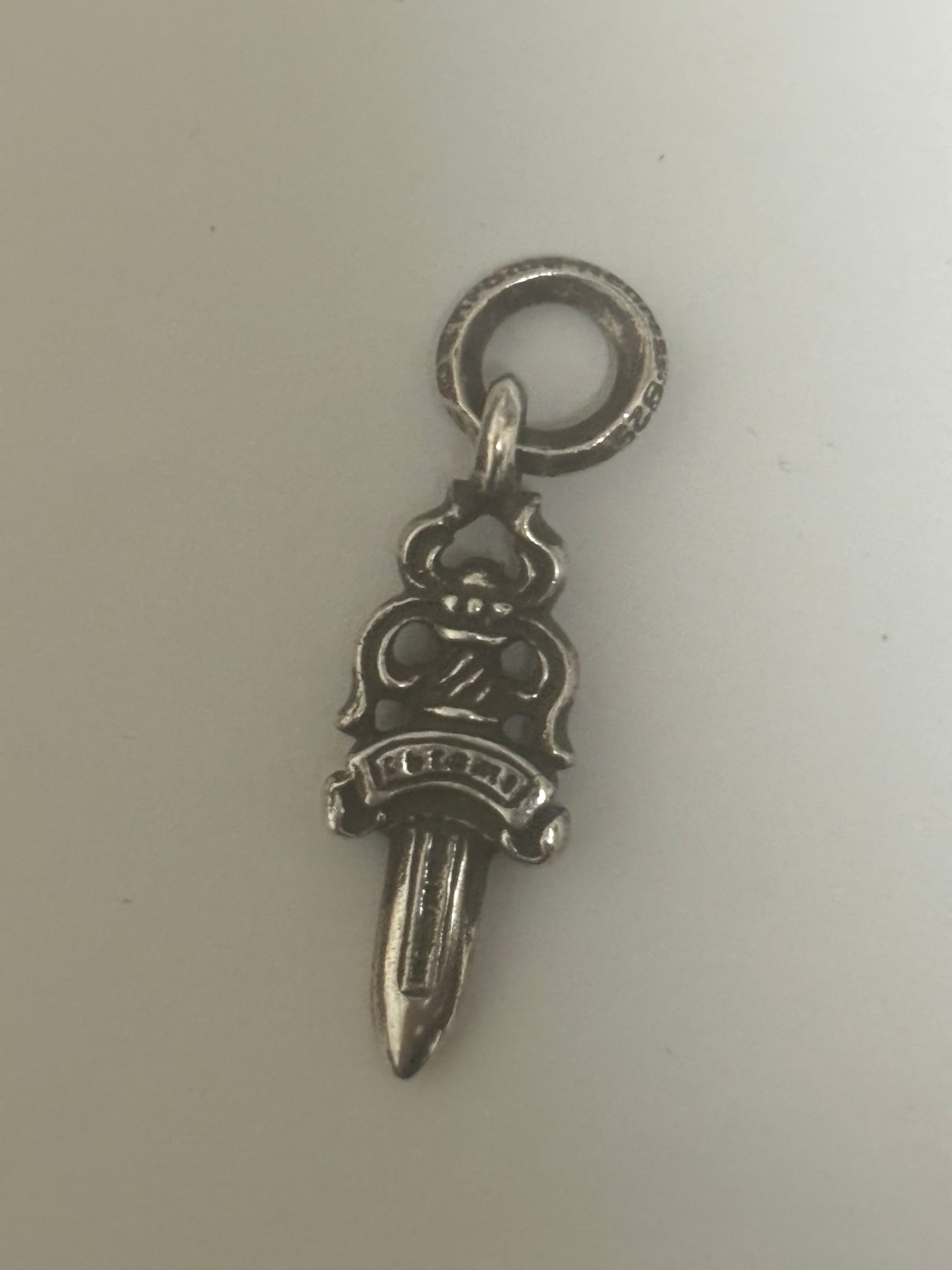 Chrome Hearts # 5 Dagger Charm "Silver"
