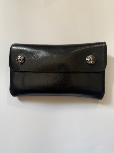 Chrome Hearts Wave Wallet Leather "Black"