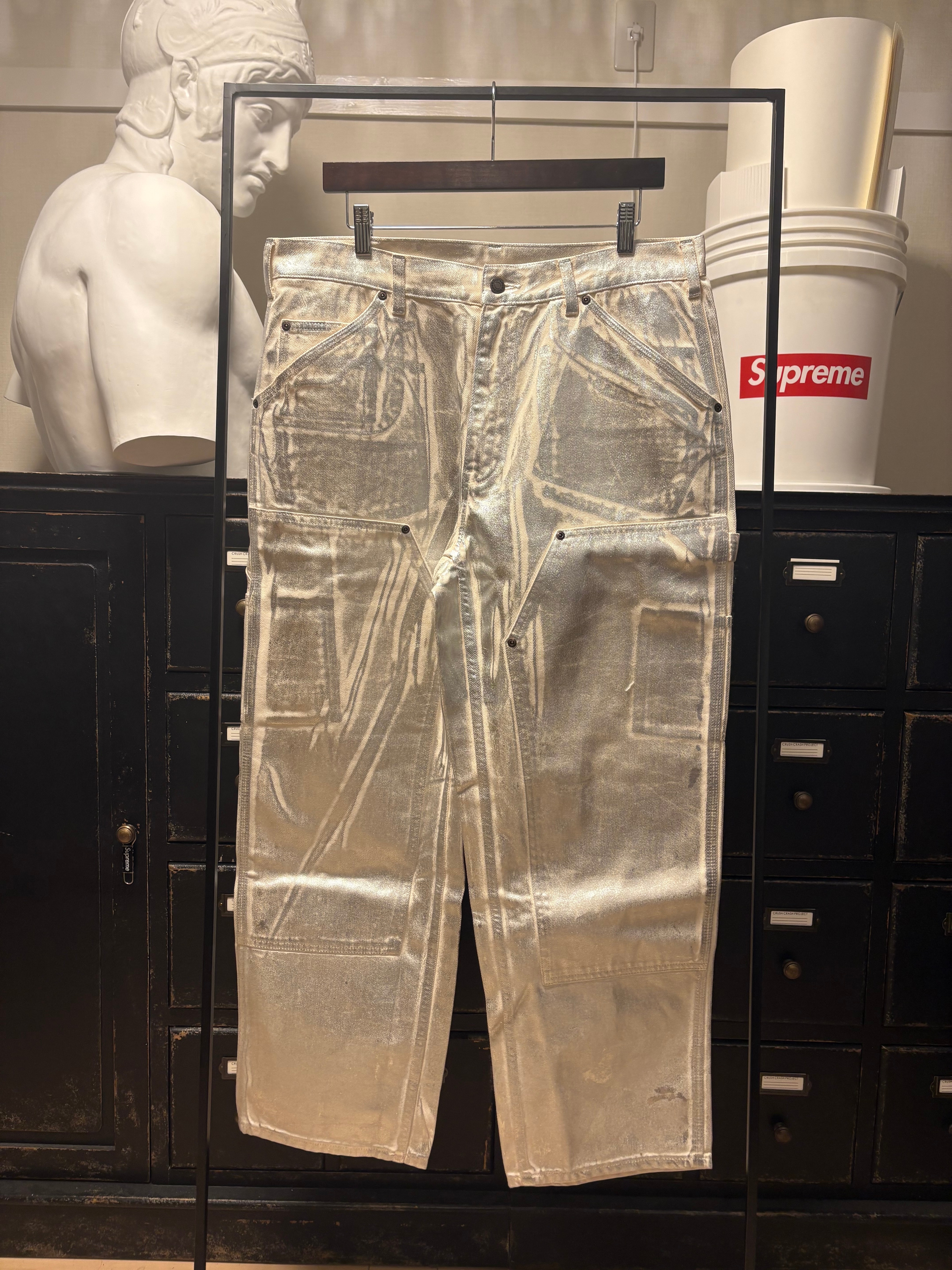 Supreme x MM6 Maison Margiela Foil Double Knee Painter Pant "Natural"
