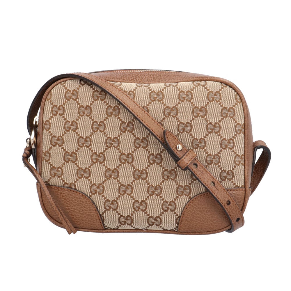 グッチ ブリー ショルダーバッグ GGキャンバス 449413 ベージュ レディース GUCCI 中古