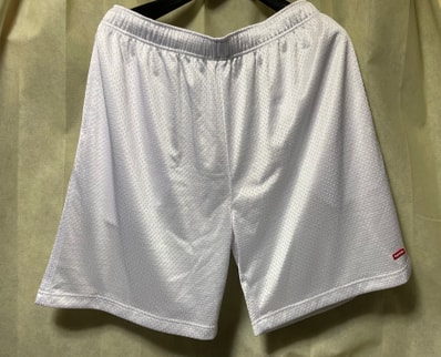 Supreme Small Box Baggy Mesh Short "White" (24SS)