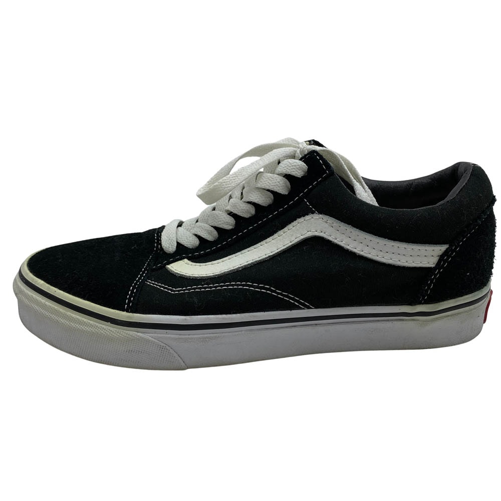 VANS バンズ スニーカー Old Skool Black White オールド スクール ブラック ホワイト ブラック系 24.5cm【中古】