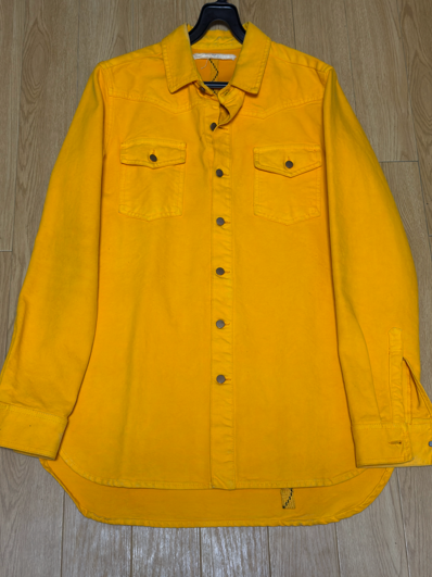 希少OFF-WHITE 14ss ナンバリングデニムシャツ S