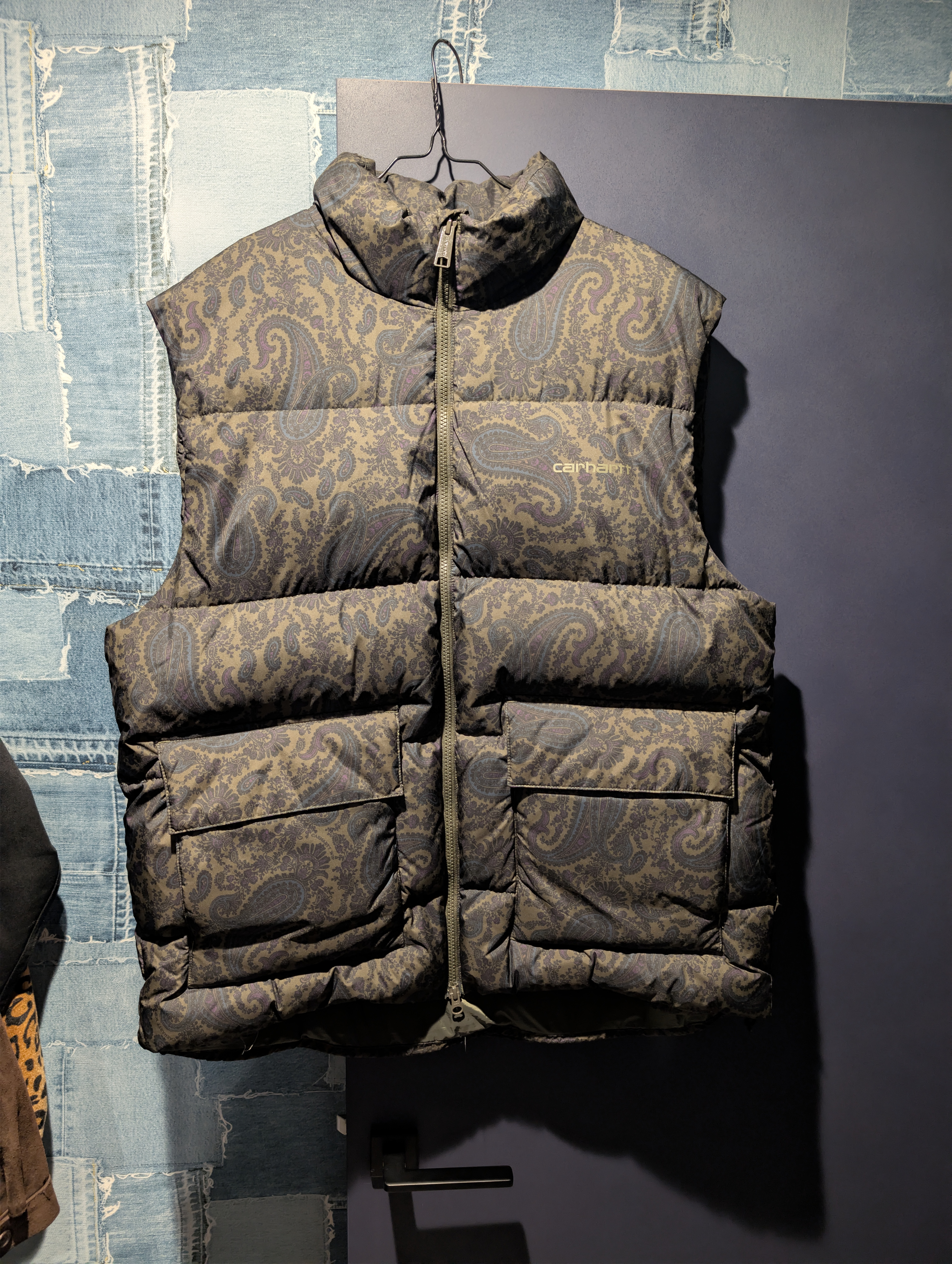 Carhartt WIP Springfield Vest "Buckeye/Black Paisley Print"