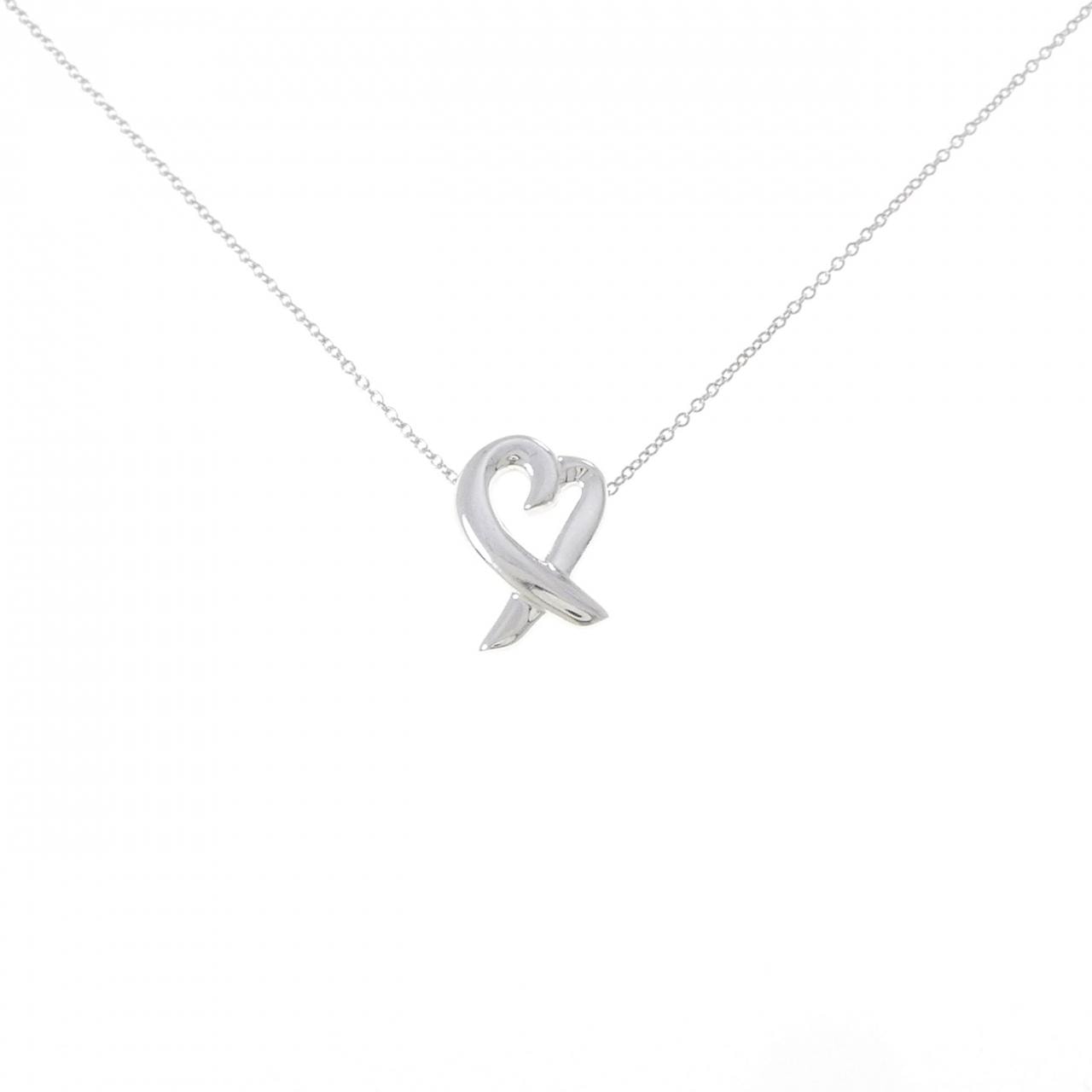 ティファニー ラビングハート スモール ネックレス