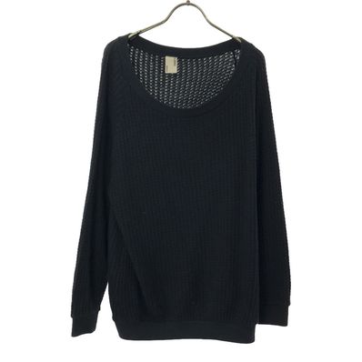 BEAMS 長袖 ローゲージコットンニット セーター