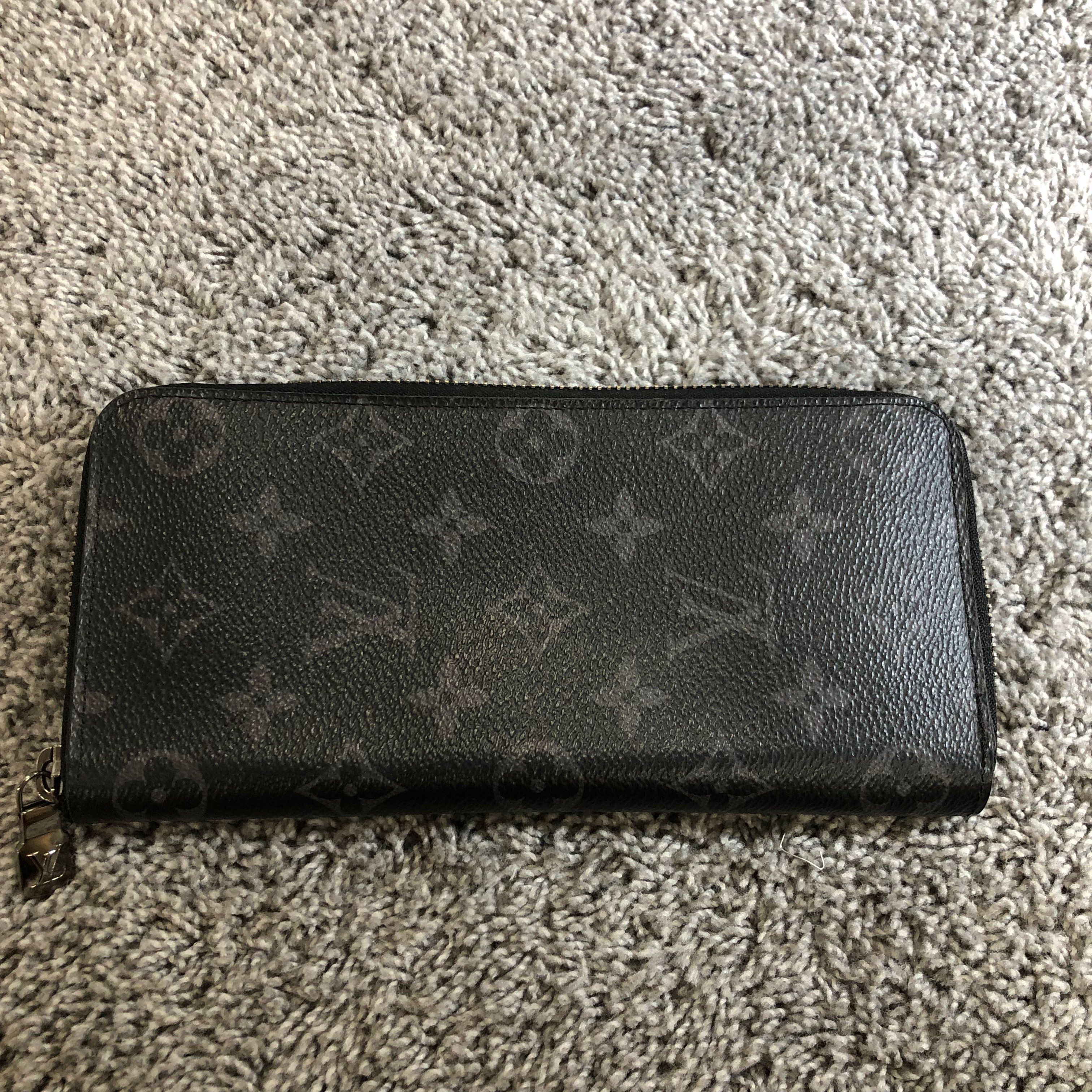 Louis Vuitton Zippy Wallet Vertical Monogram Eclipse