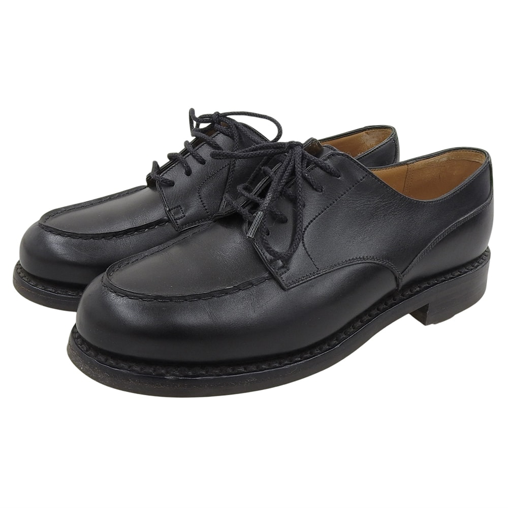 ジェイエムウエストン ゴルフ Uチップ レザー シューズ メンズ ブラック 5D 641 5D