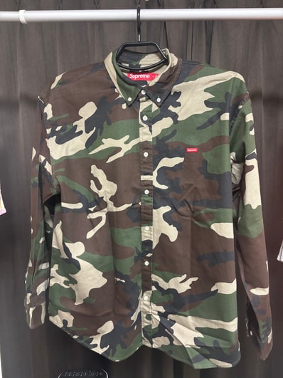 Supreme Small Box Denim Shirt (25FW) "Woodland Camo"