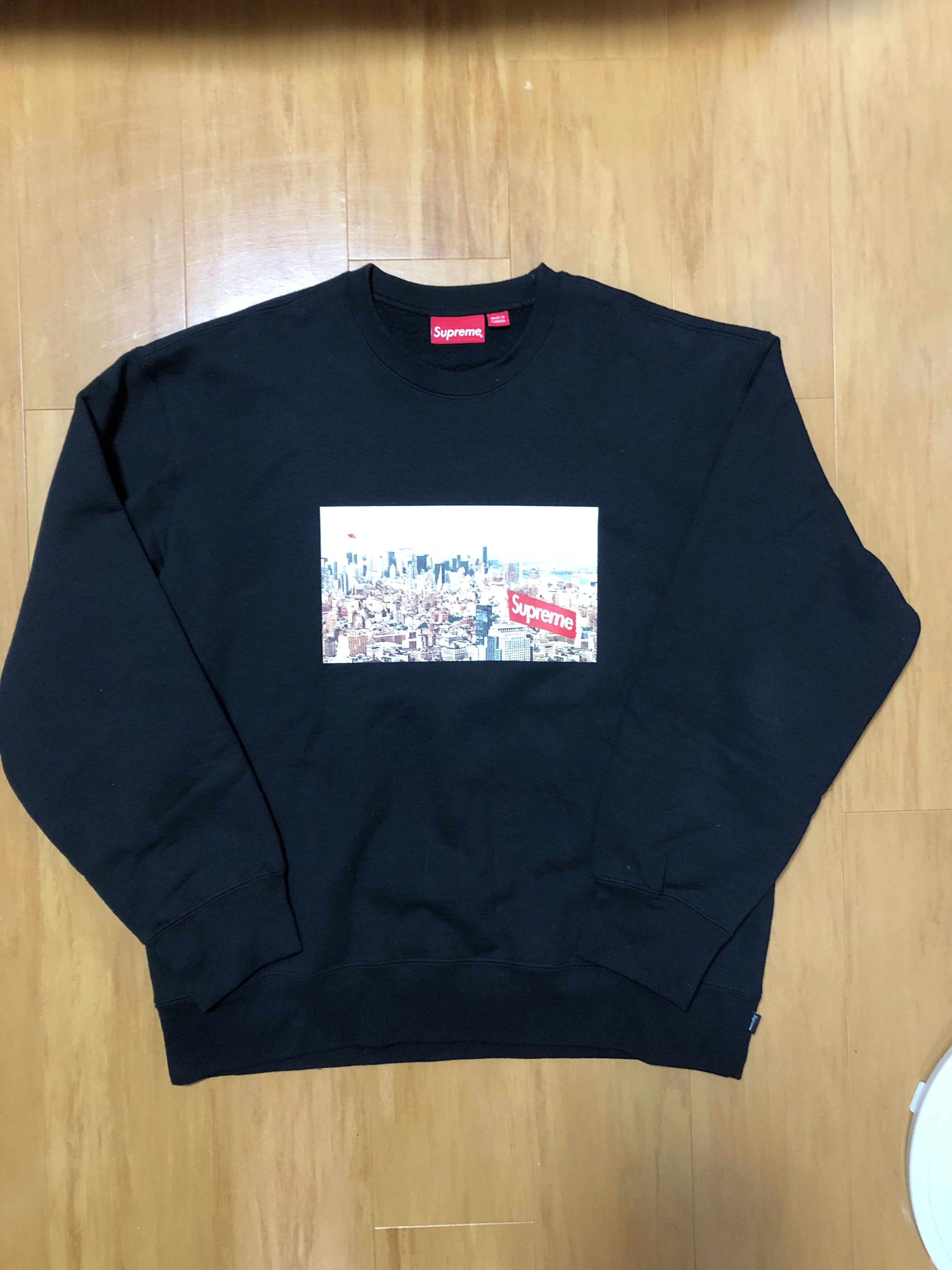 Supreme Aerial Crewneck "Black"