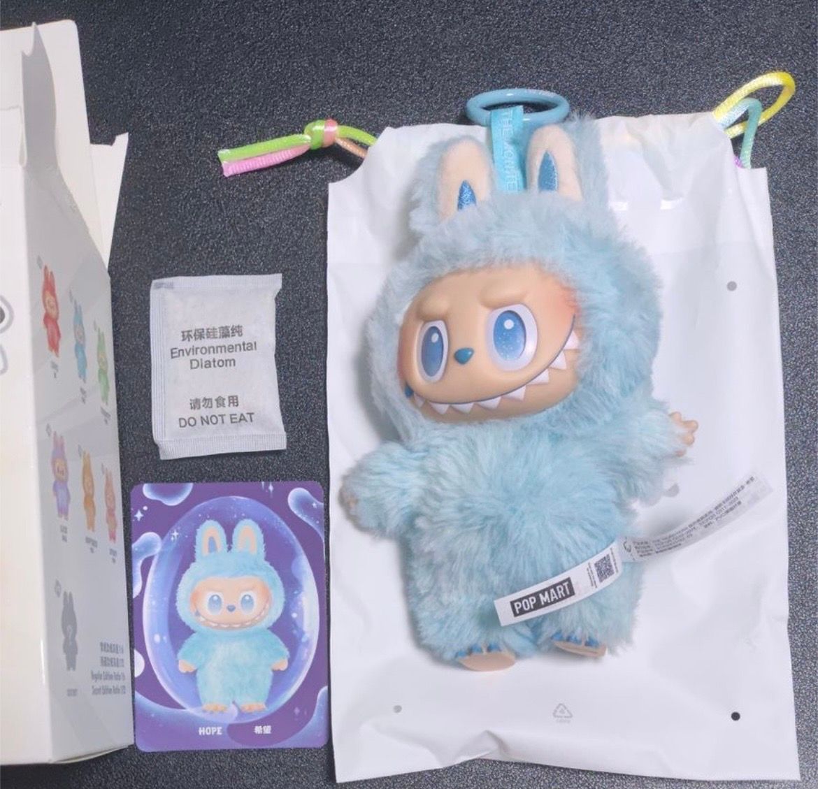 POP MART THE MONSTERS (LABUBU) Big into Energy Series Plush Pendant HOPE