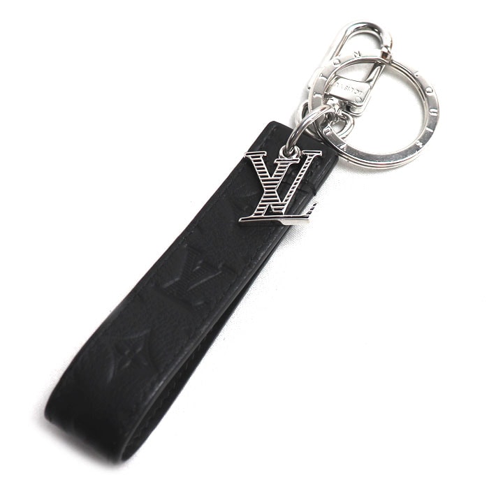 LOUIS VUITTON ルイ・ヴィトン キーホルダー・ドラゴンヌ キーホルダー モノグラムシャドウ ブラック M01298 DI4265 メンズ【中古】