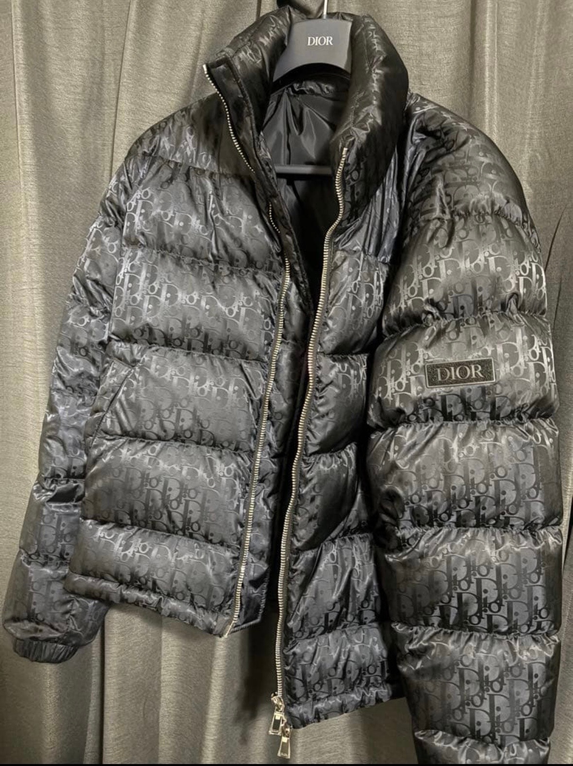 Dior Dior Essentials Dior Oblique Down Jacket Technical Jacquard "Black"