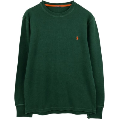 古着 ラルフローレン Ralph Lauren サーマルロンT ワッフル メンズS相当/eaa684460