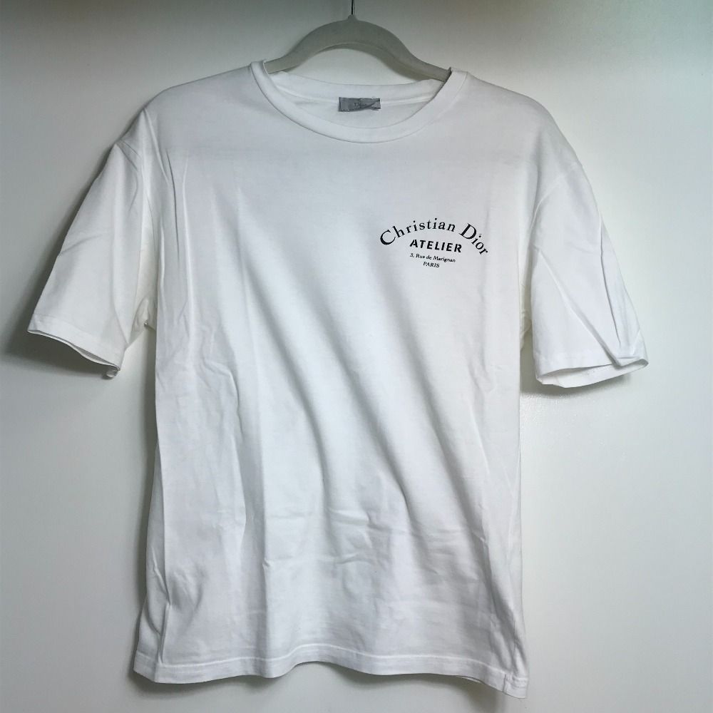 ディオール アトリエ アパレル 服 半袖Tシャツ ホワイト