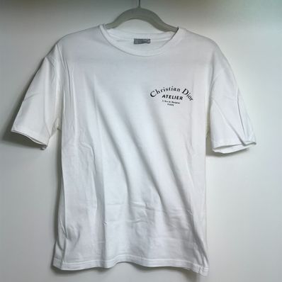 ディオール アトリエ アパレル 服 半袖Tシャツ ホワイト
