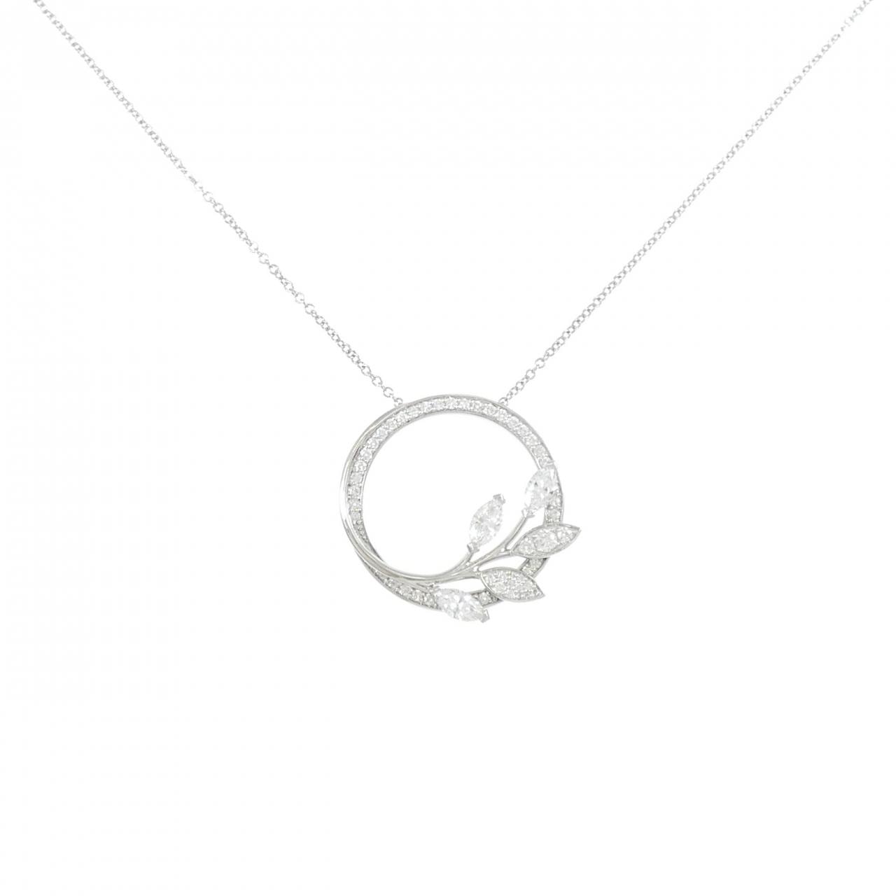 ティファニー ヴァイン サークル ラージ ネックレス 0.70CT