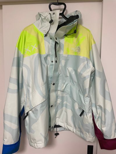The North Face × Kaws Retro 1986 Mountain Jacket "Ice Blue"