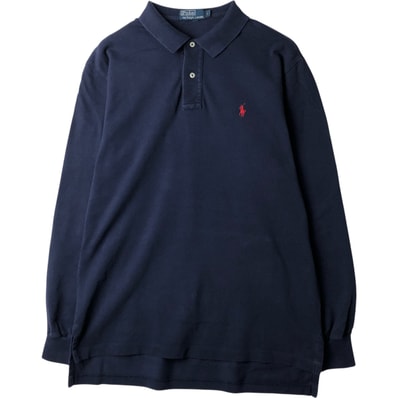 古着 ラルフローレン Ralph Lauren POLO by Ralph Lauren 長袖 ポロシャツ メンズL相当/eaa616501