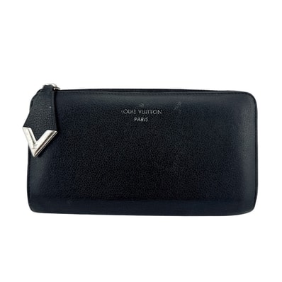 ルイヴィトン LOUIS VUITTON 長財布 ポルトフォイユコメット L字ファスナー M60146 ブラック