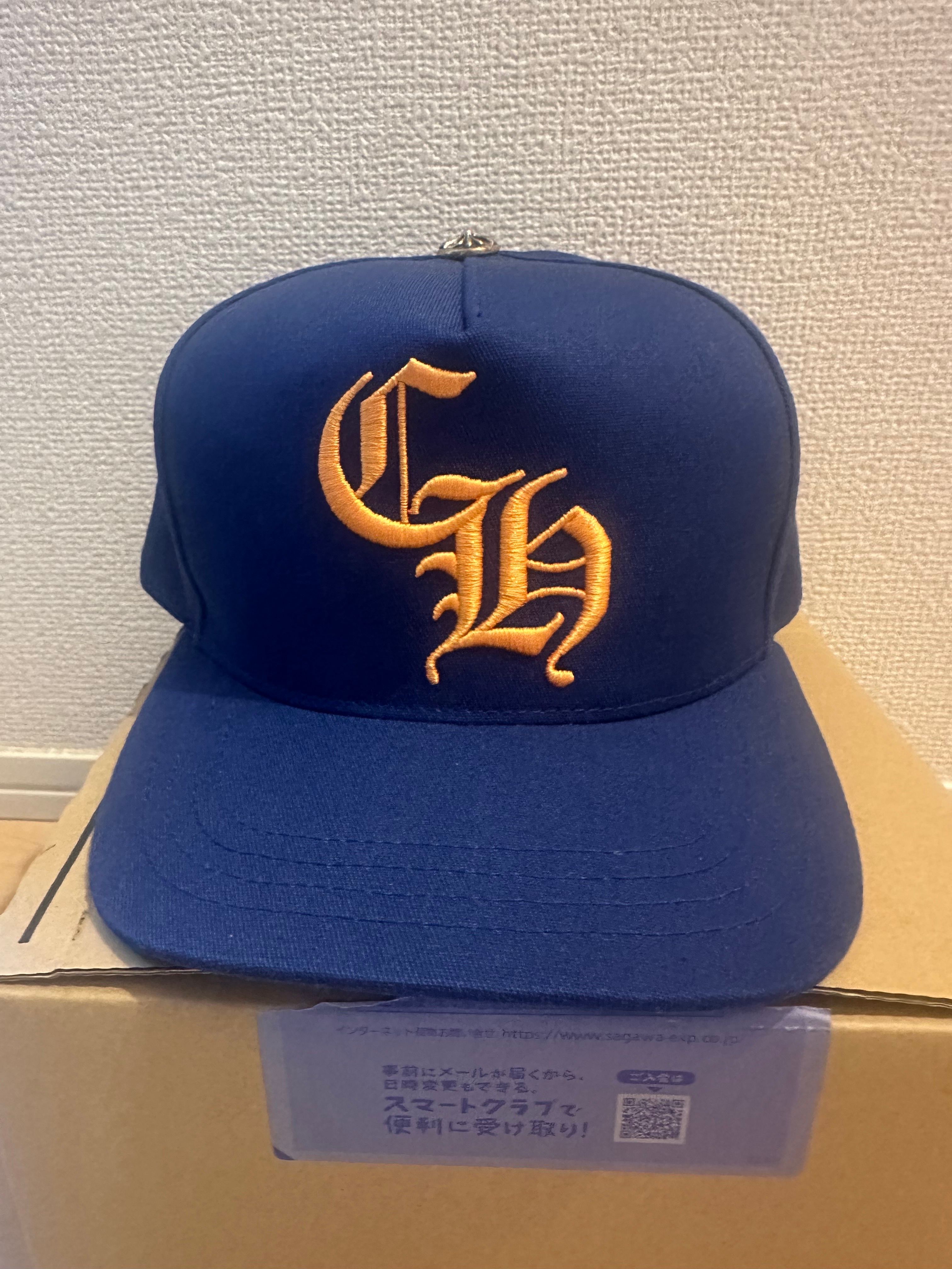 Chrome Hearts Baseball Cap 5 Panel CH "Blue/Orange"