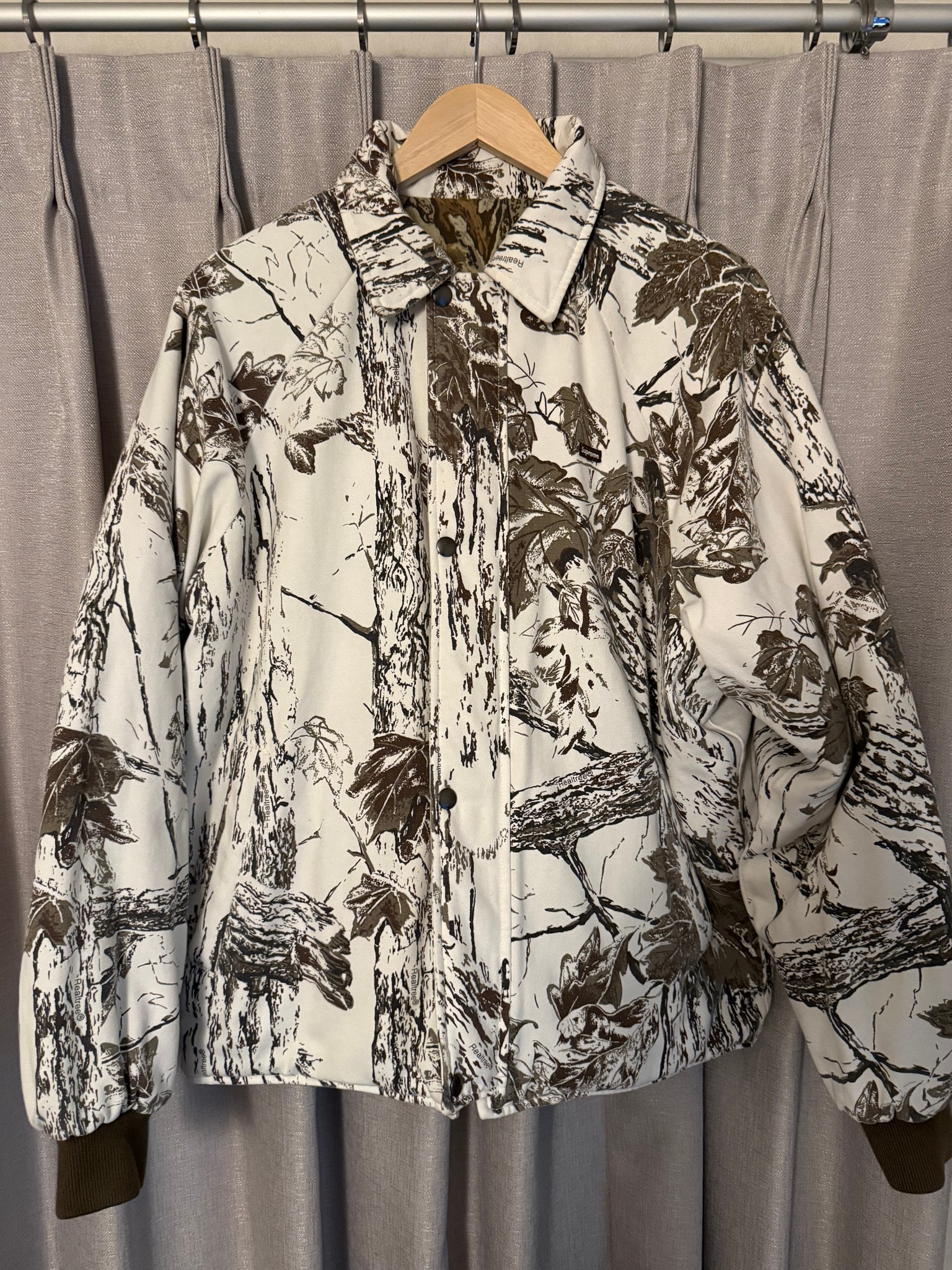 Supreme RealTree Reversible Quilted Work Jacket "Snow Camo"